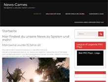 Tablet Screenshot of news-games.net